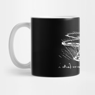 Da Vinci Helicopter (white) Mug